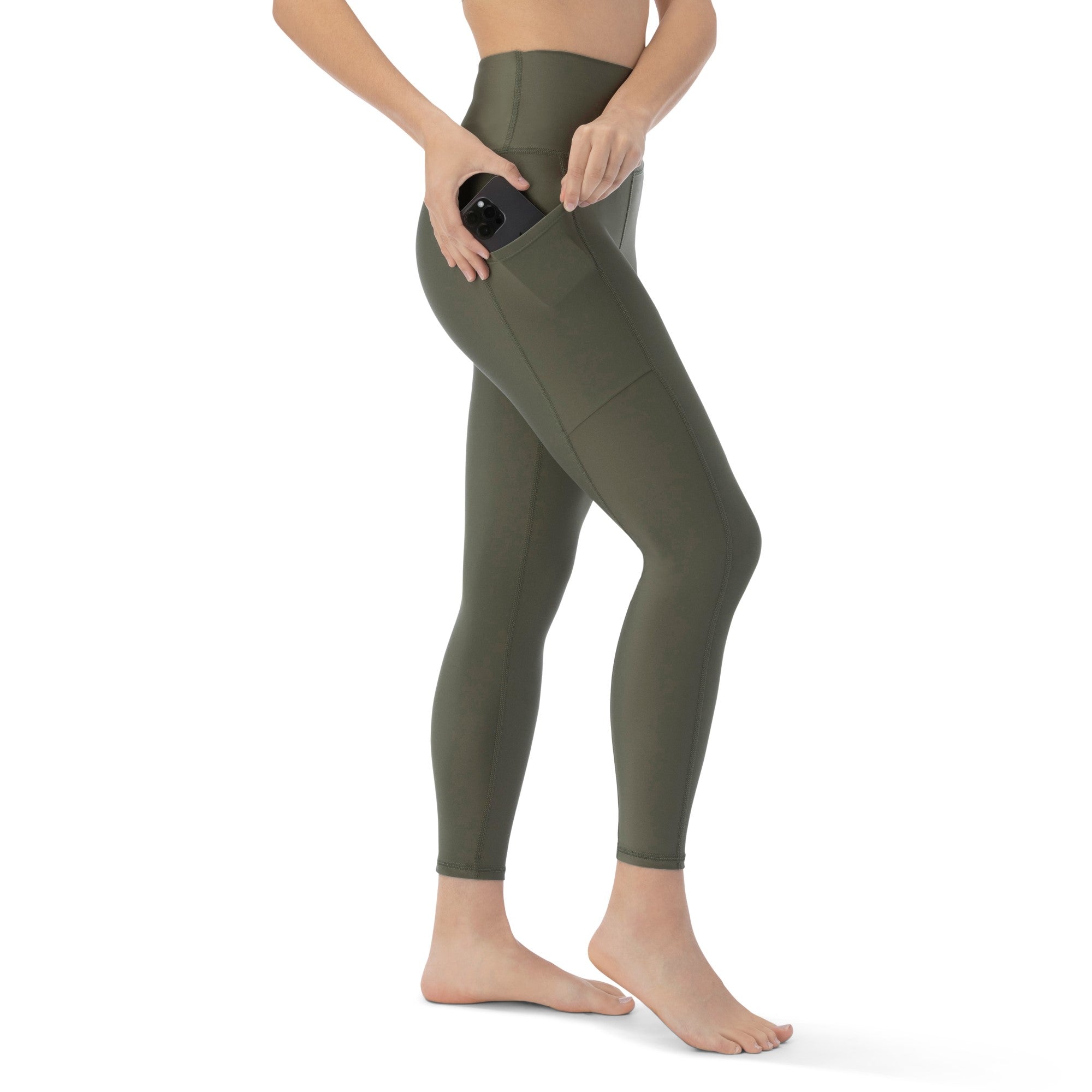 KADI BRAND LEGGINGS - DEEP LICHEN