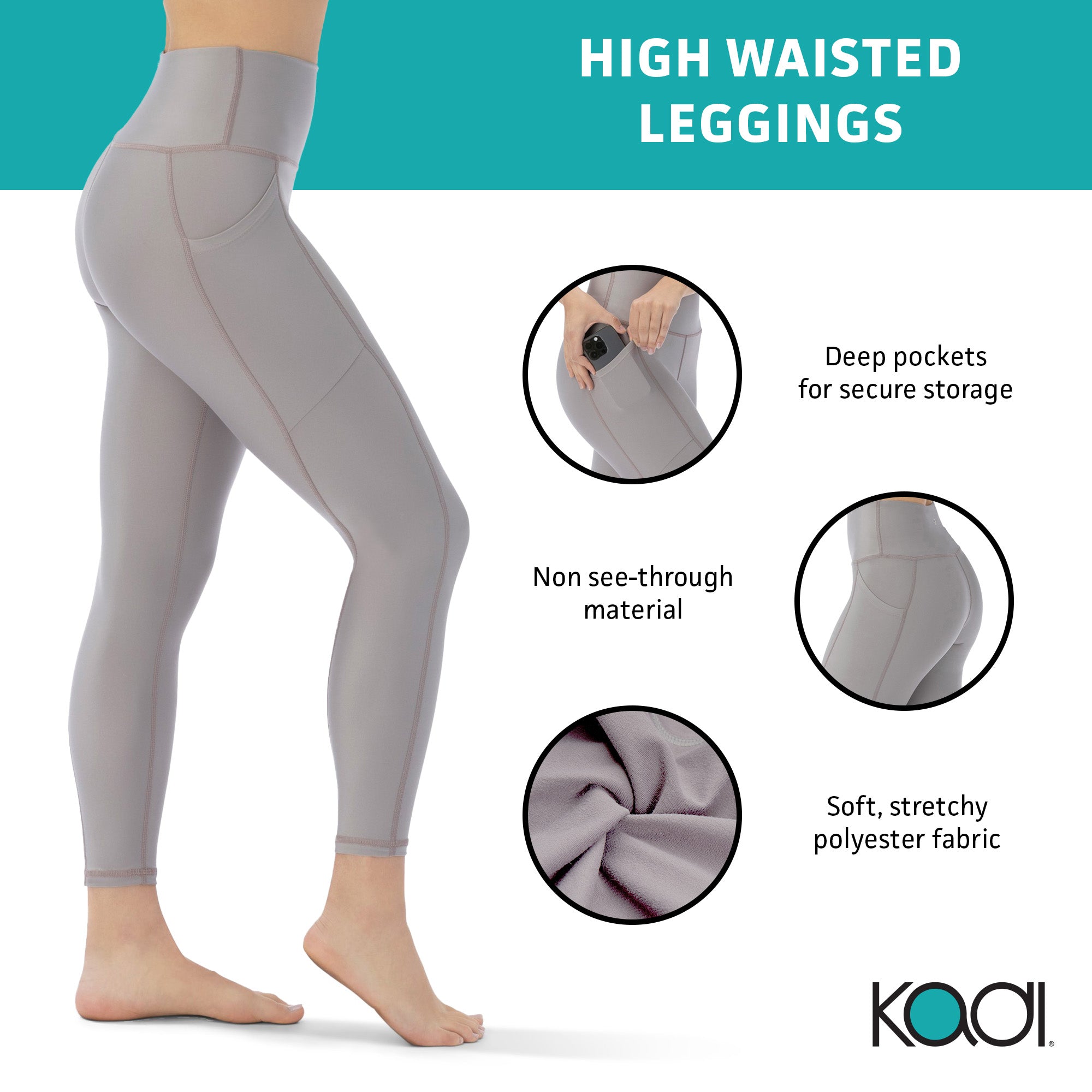 KADI BRAND LEGGINGS - SATTELITE