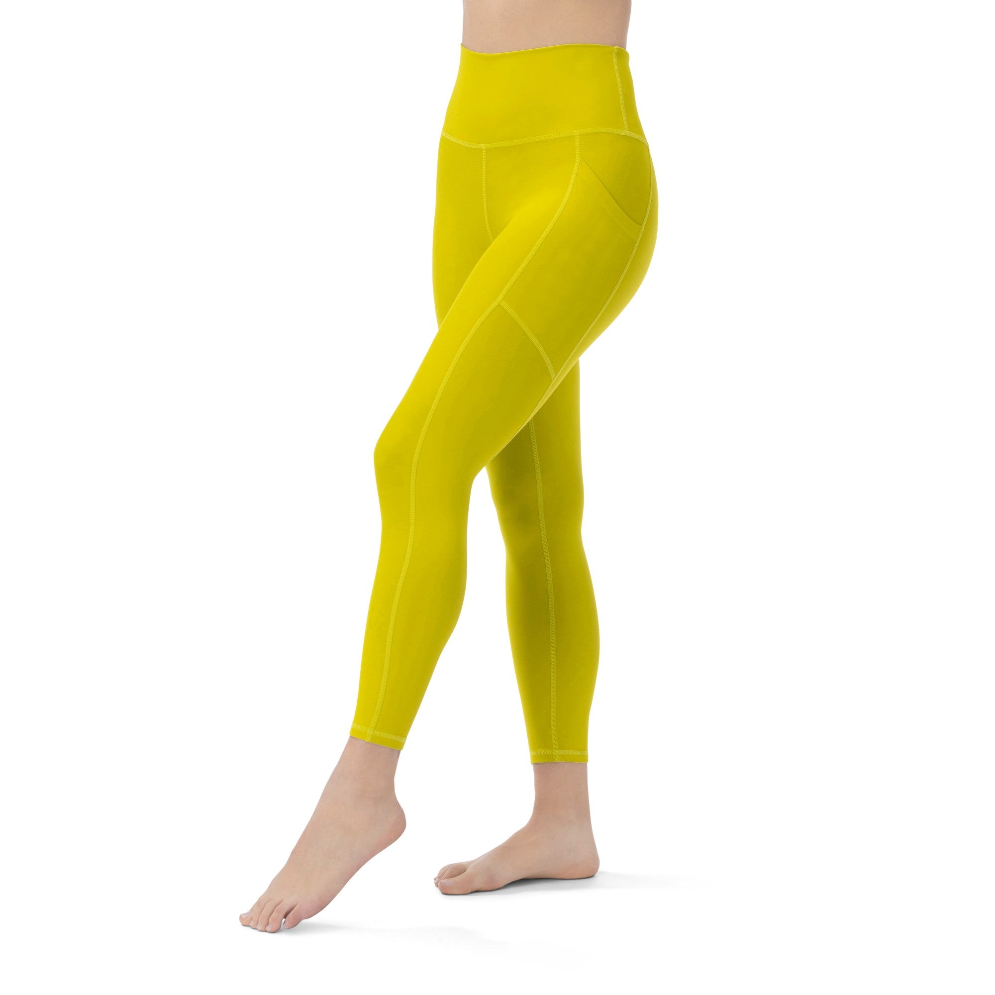 KADI BRAND LEGGINGS - MELLOW YELLOW
