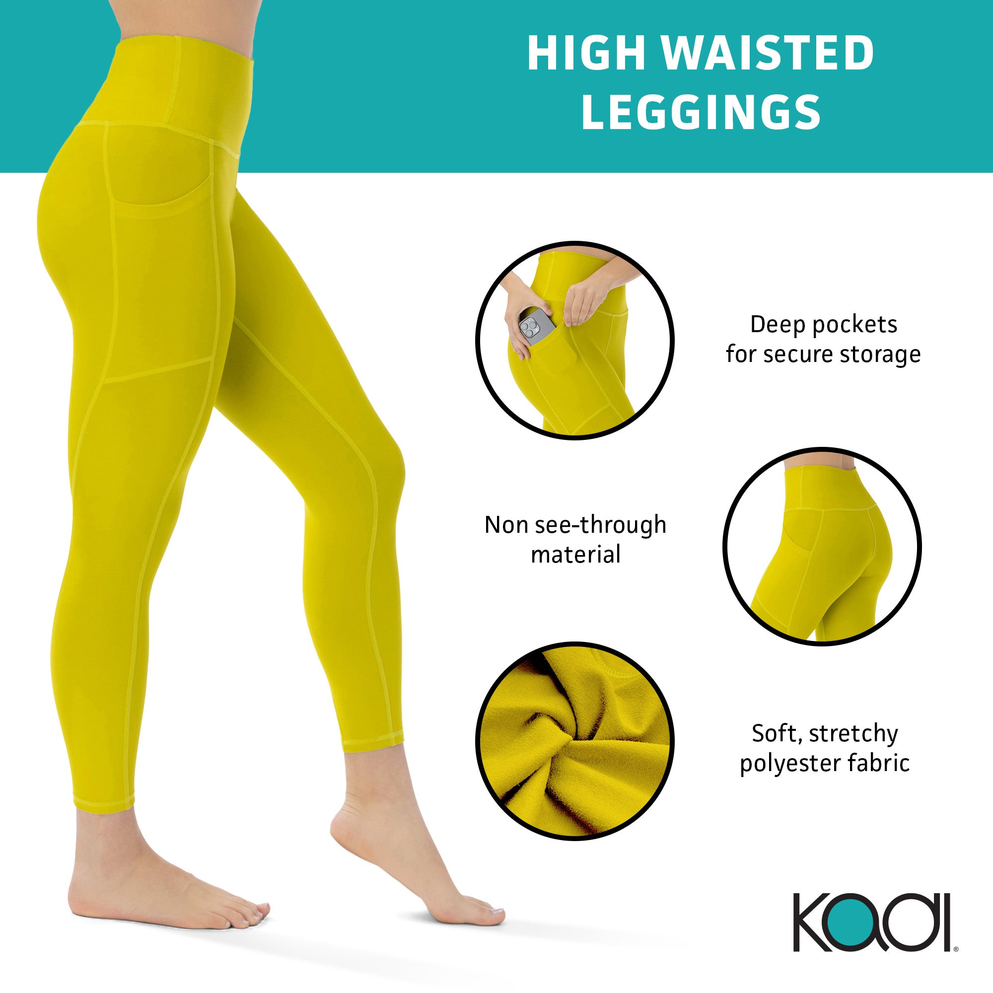 KADI BRAND LEGGINGS - PEAR
