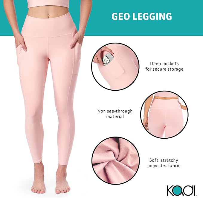 KADI BRAND LEGGINGS - PEARL PINK