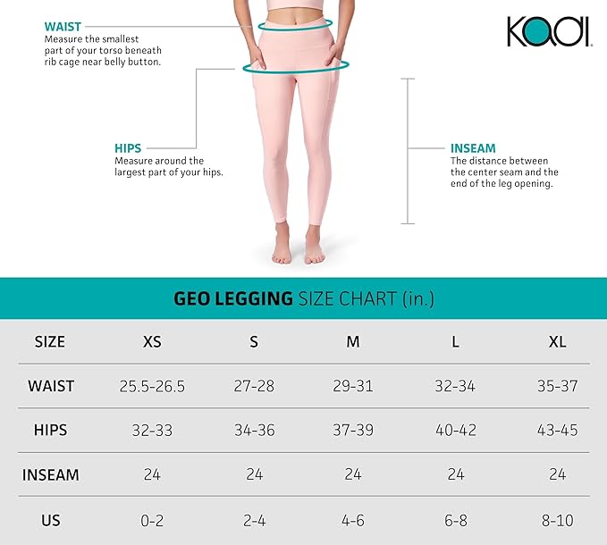 KADI BRAND LEGGINGS - PEARL PINK