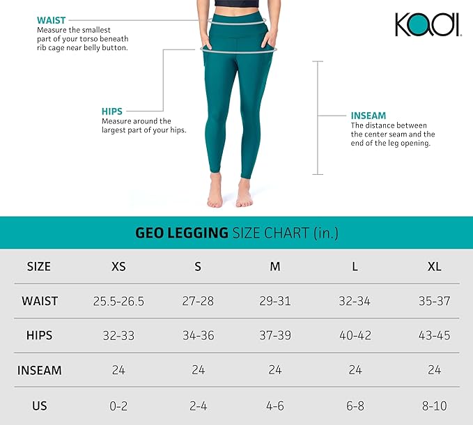 KADI BRAND LEGGINGS - TEAL