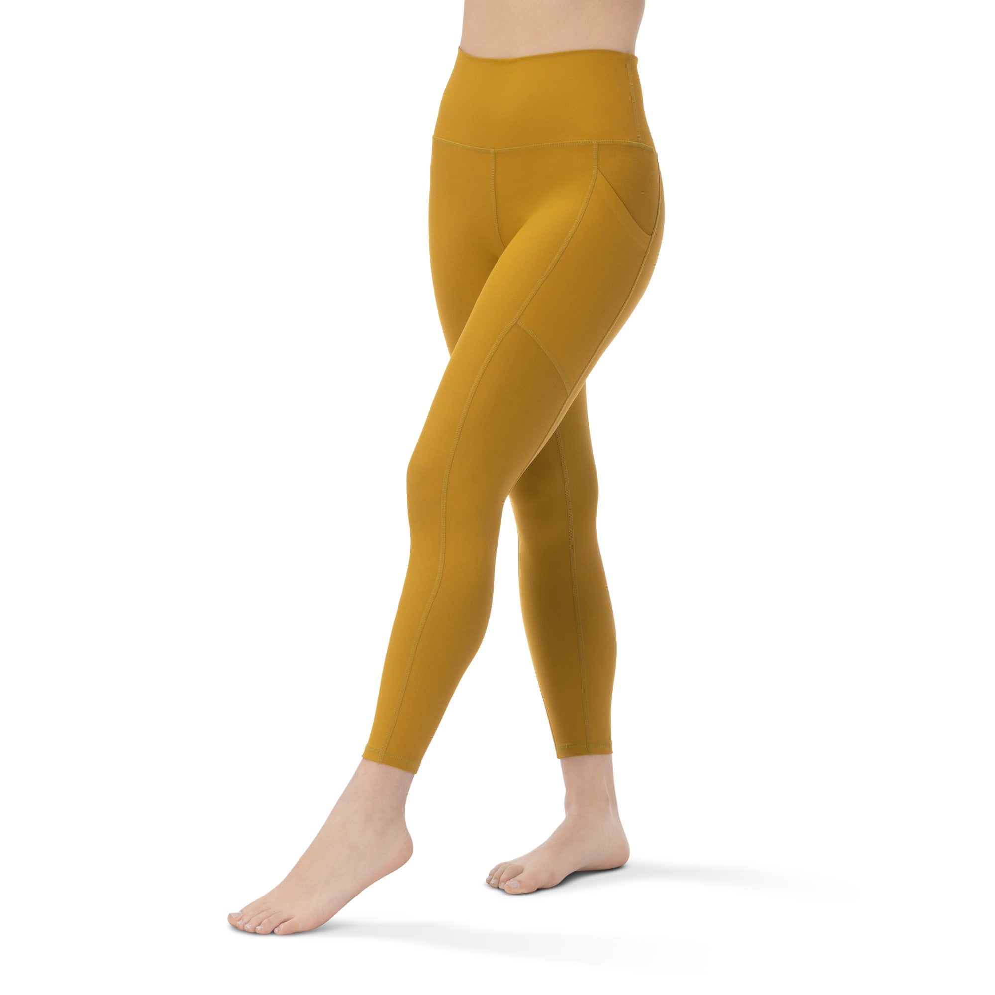 KADI BRAND LEGGINGS - WARM OLIVE