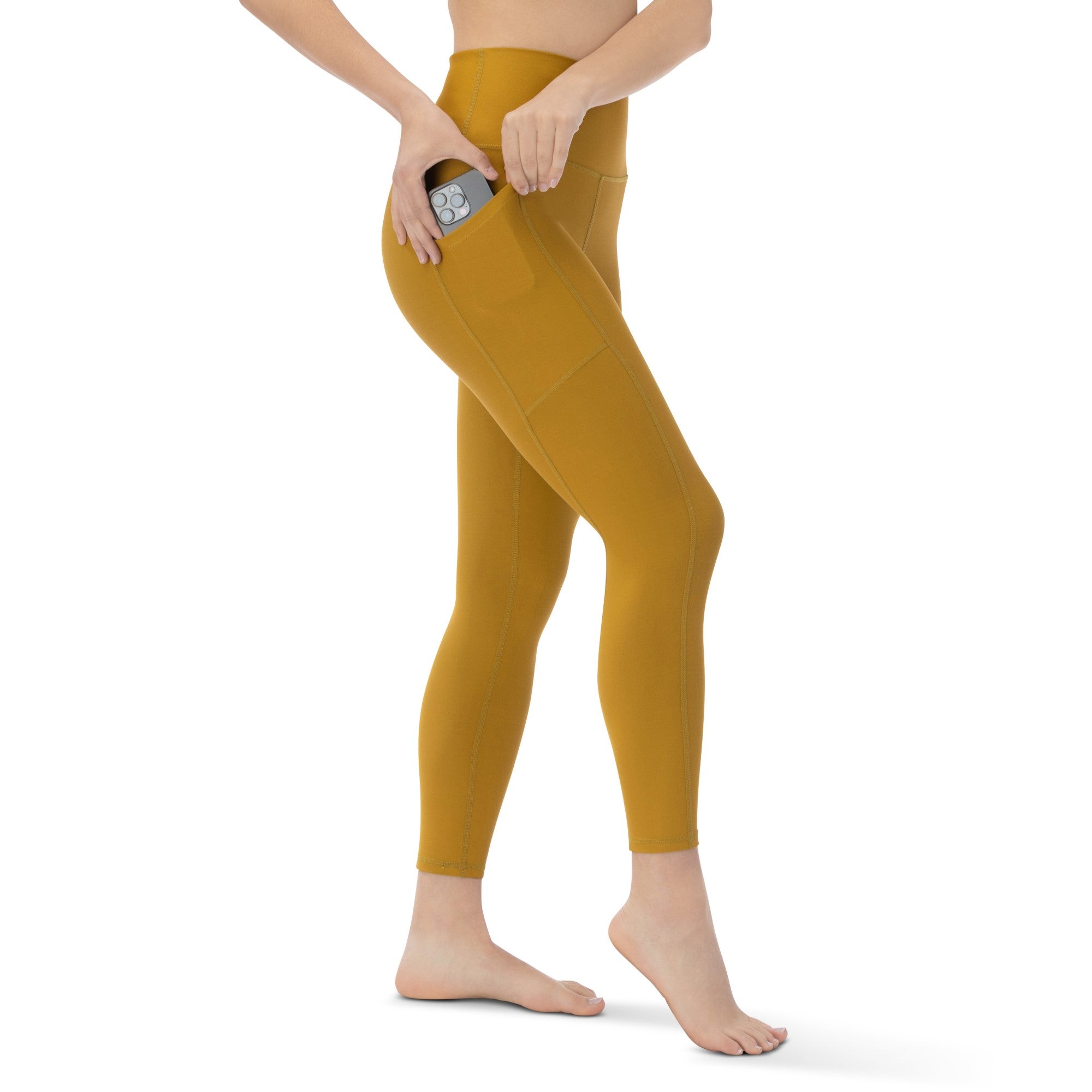 KADI BRAND LEGGINGS - WARM OLIVE