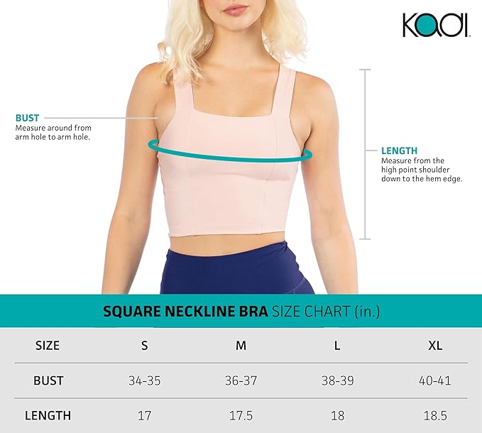 SQUARE NECKLINE BRA