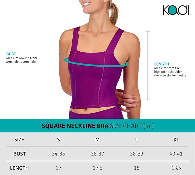 SQUARE NECKLINE BRA