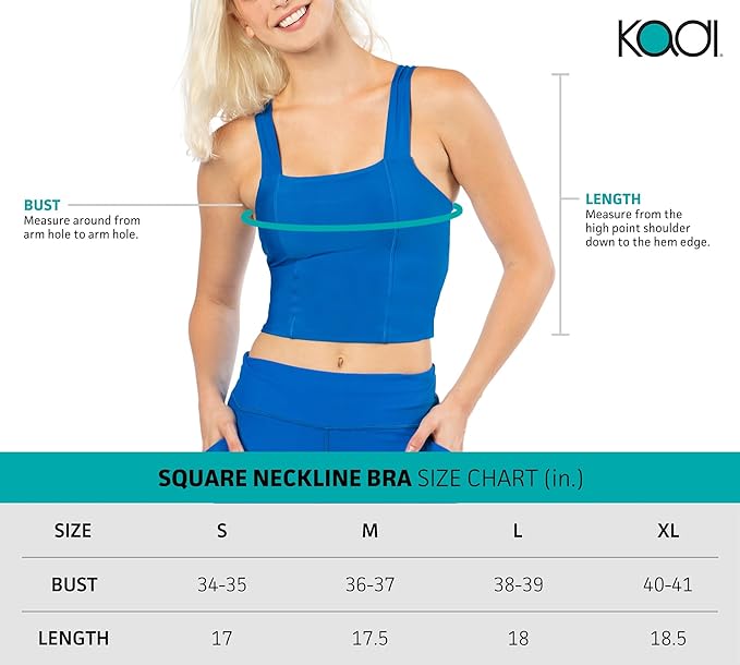 SQUARE NECKLINE BRA