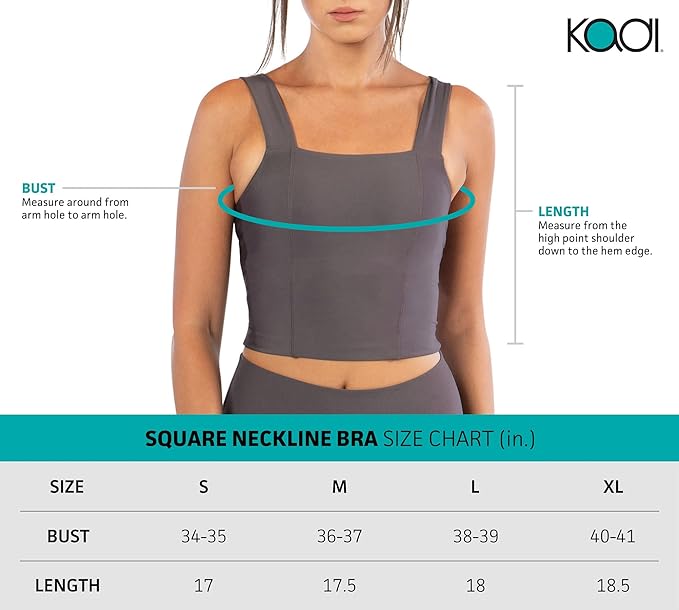 SQUARE NECKLINE BRA
