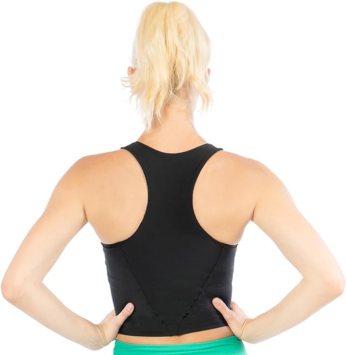 V FRONT RACER BACK BRA