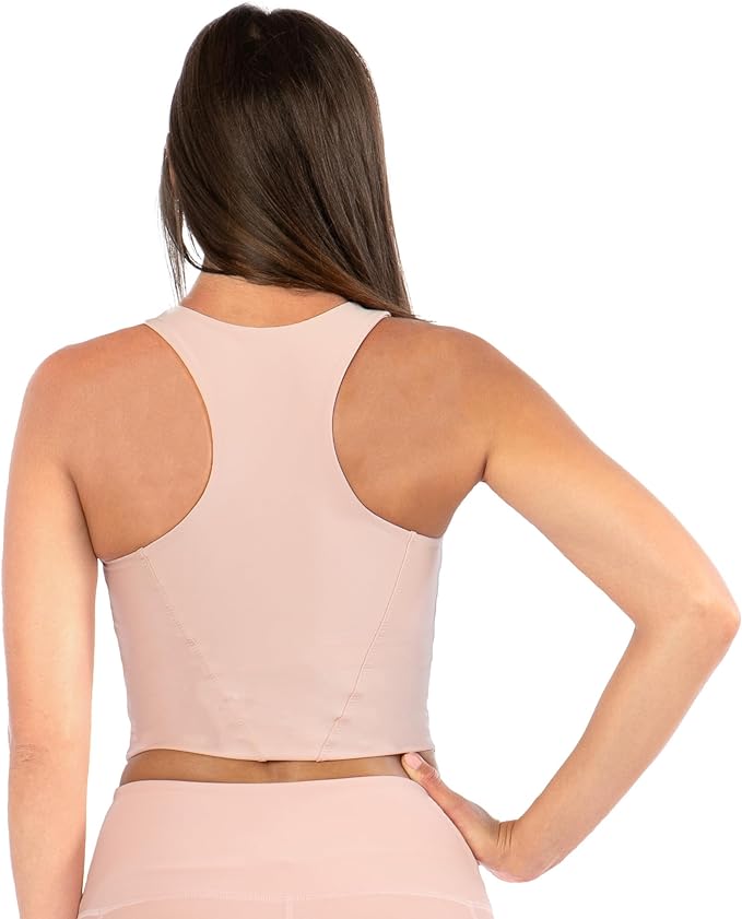 V FRONT RACER BACK BRA