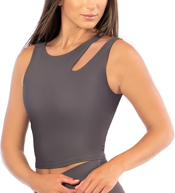 MIDI CUT OUT SHOULDER BRA