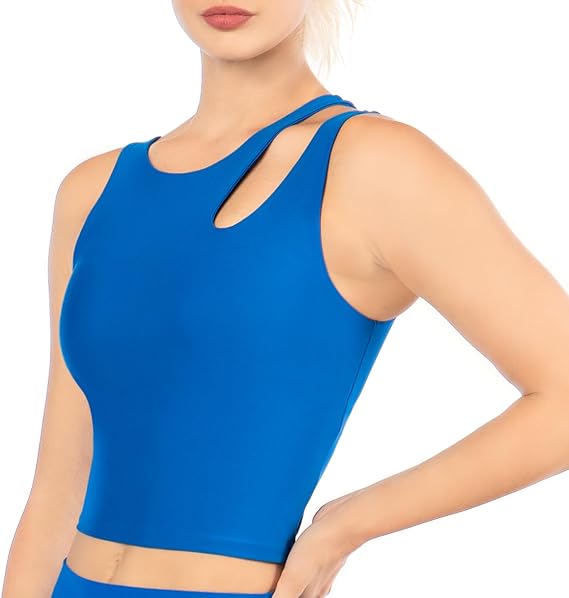 MIDI CUT OUT SHOULDER BRA
