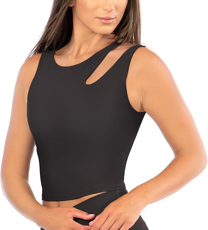 MIDI CUT OUT SHOULDER BRA