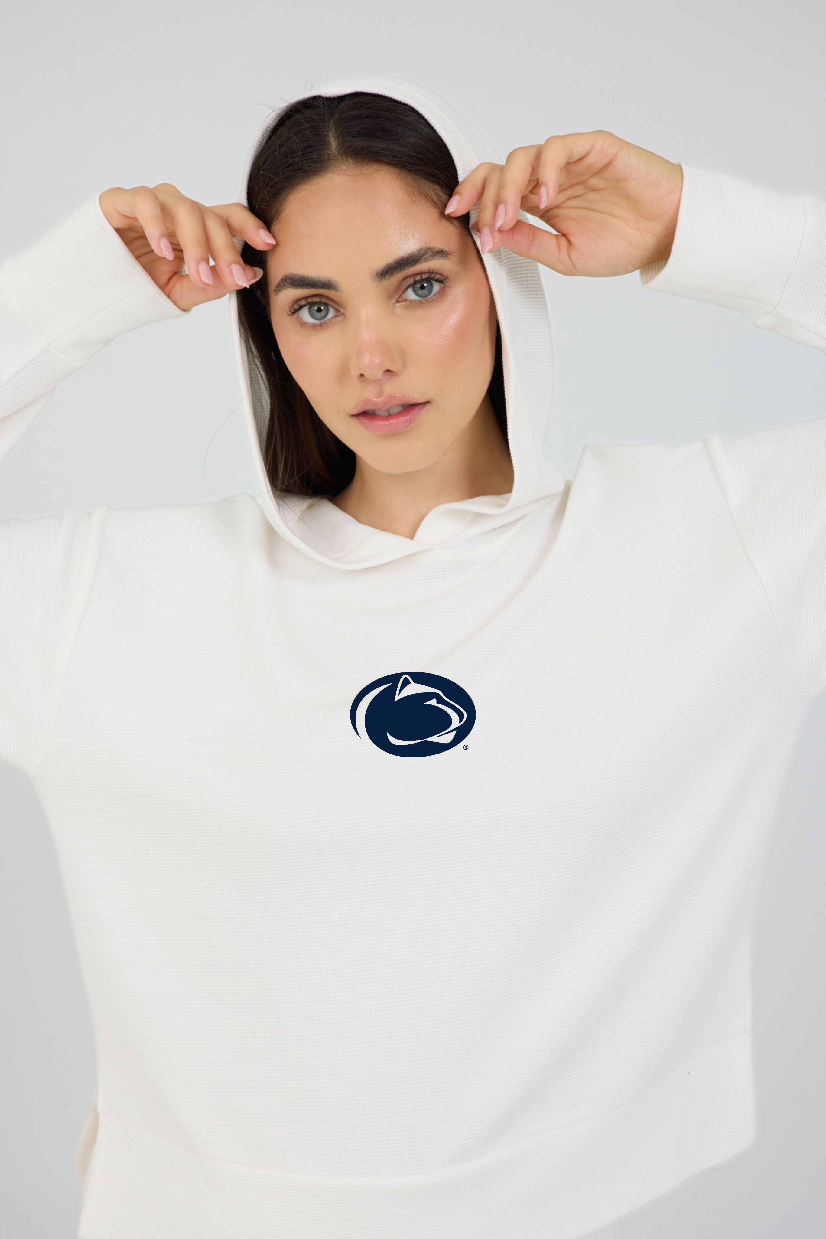 Relaxed Fit Waffle Hoodie Penn State