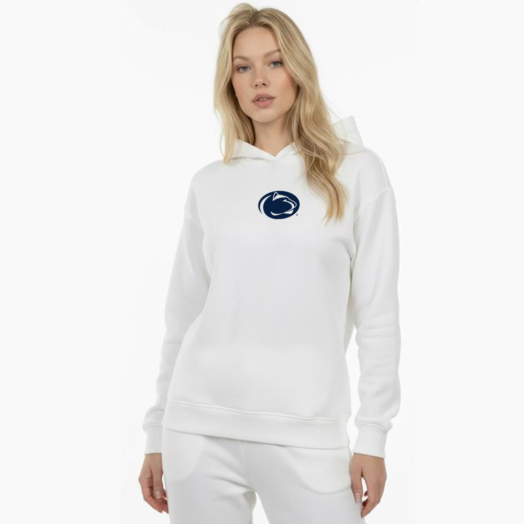 Oversized Zipper Pocket Hoodie Penn State