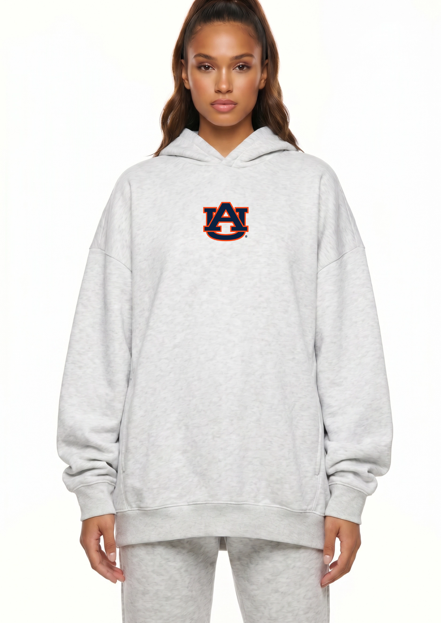 Auburn Kadi Oversized Zipper Pocket Hoodie – alternate angle