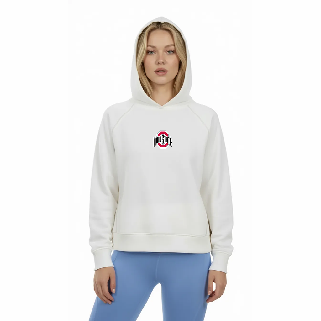 Relaxed Fit Waffle Hoodie Ohio State