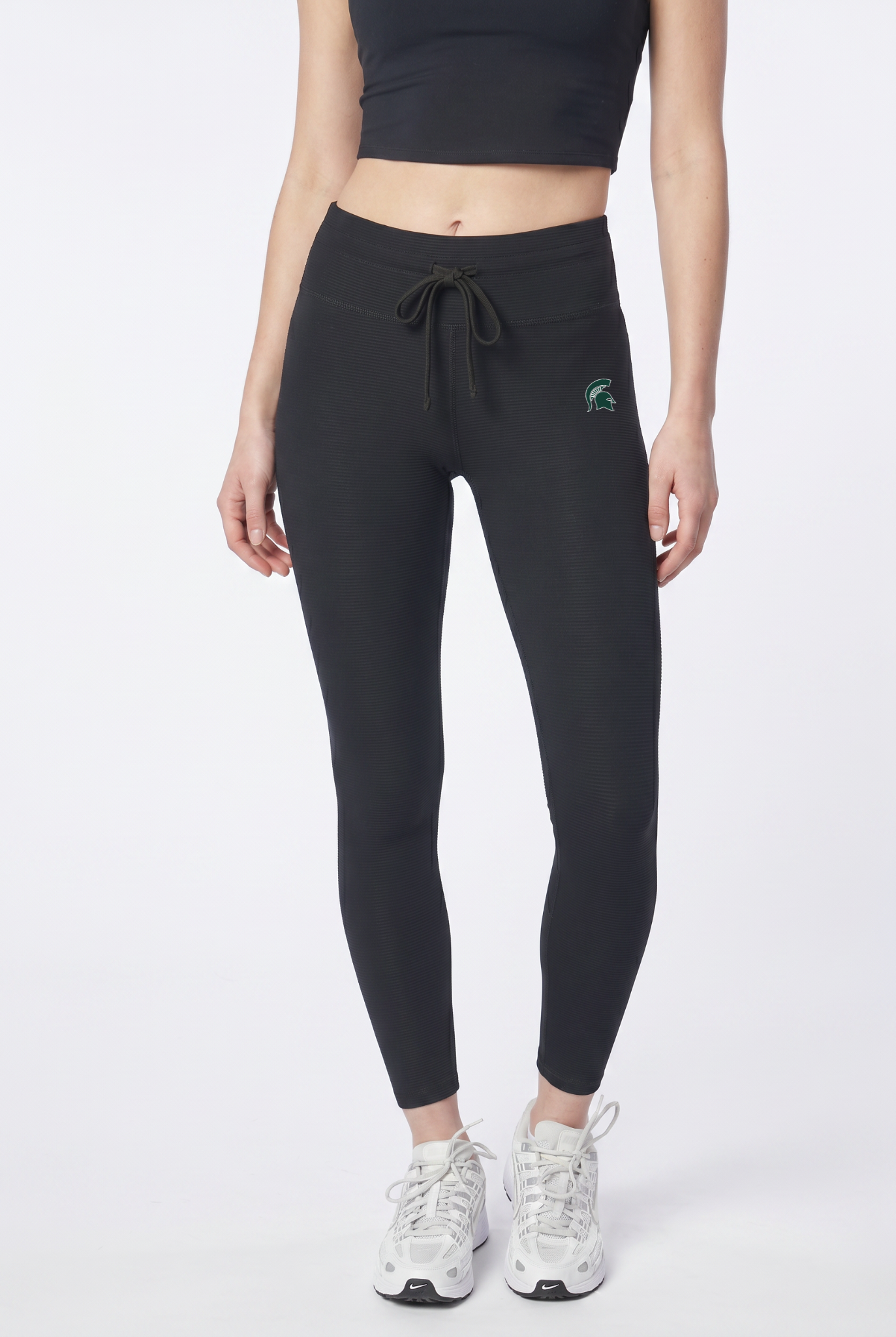 Michigan State 2x2 Rib Legging Black