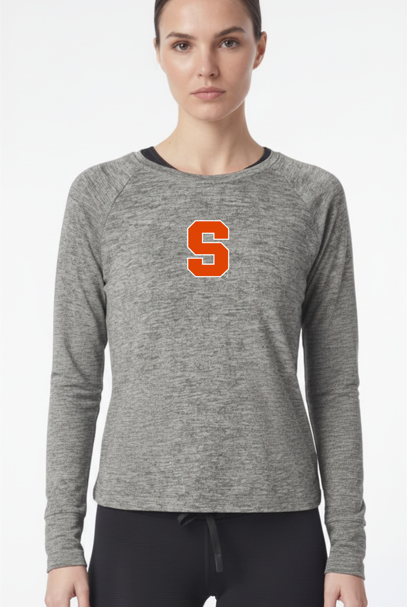 Syracuse Raglan Long Sleeve Heather Jersey