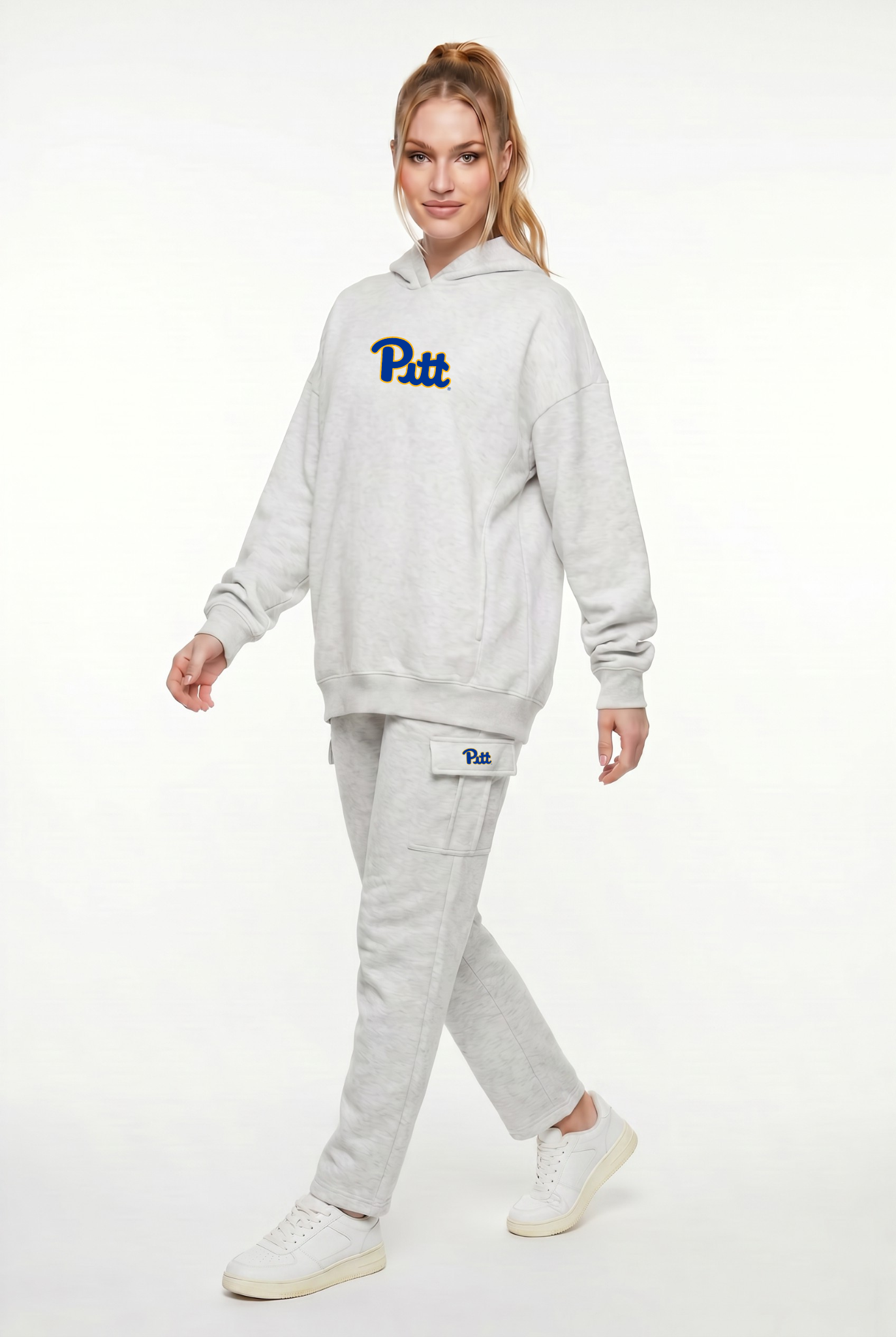 Cargo Straight Fleece Heather Grey Pittsburgh