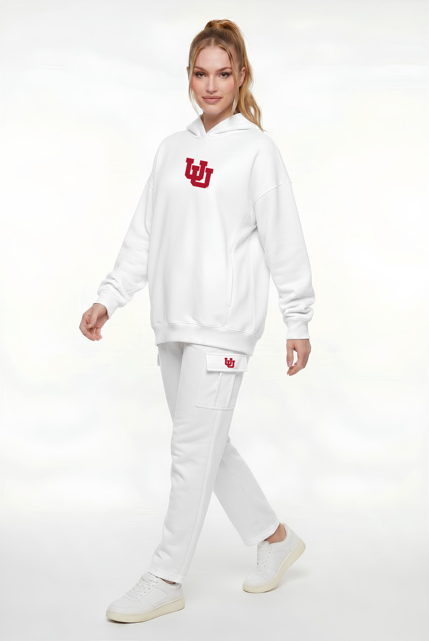 Cargo Straight Fleece White Utah