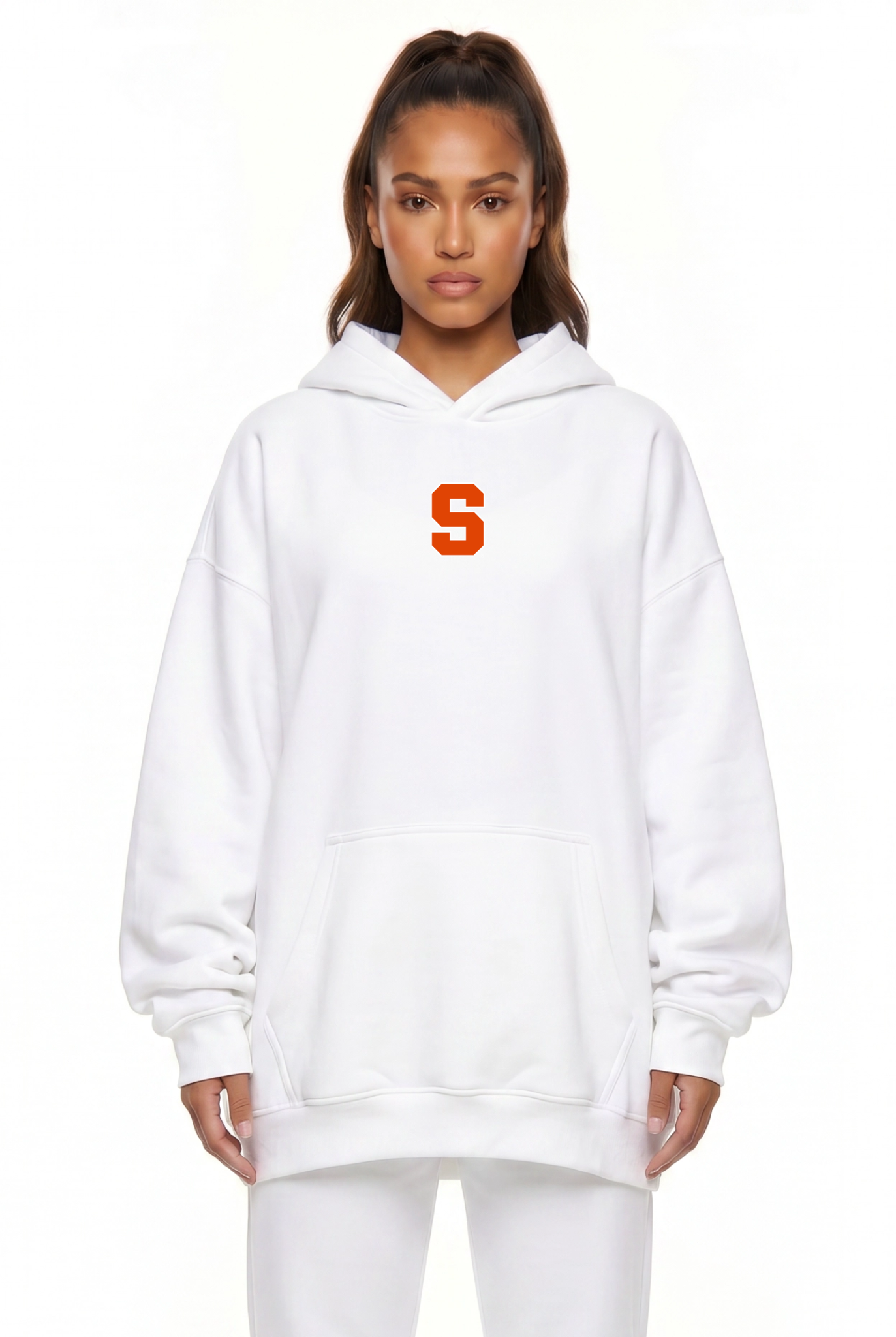Zipper Hood Heather Grey Syracuse