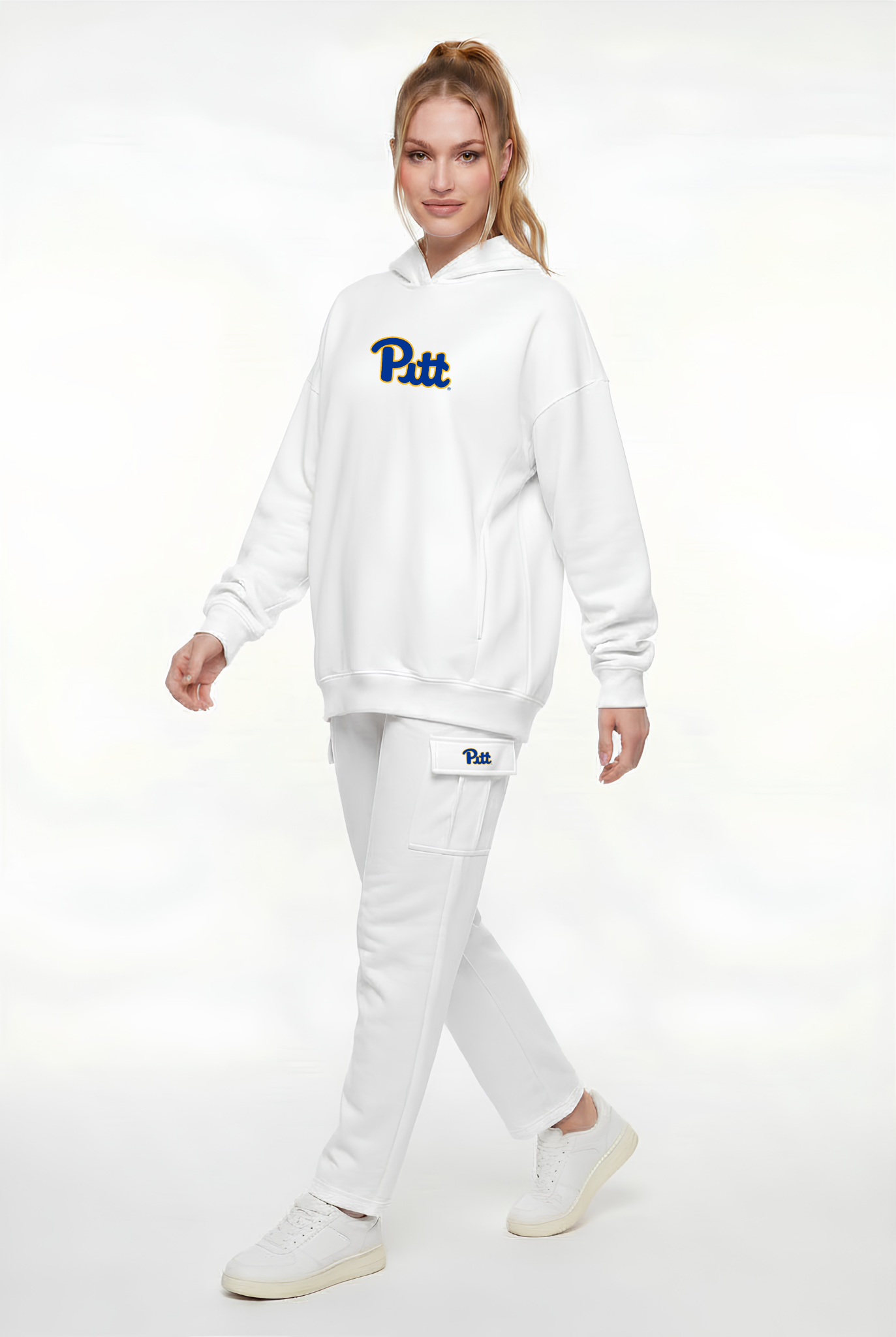 Cargo Straight Fleece White Pittsburgh