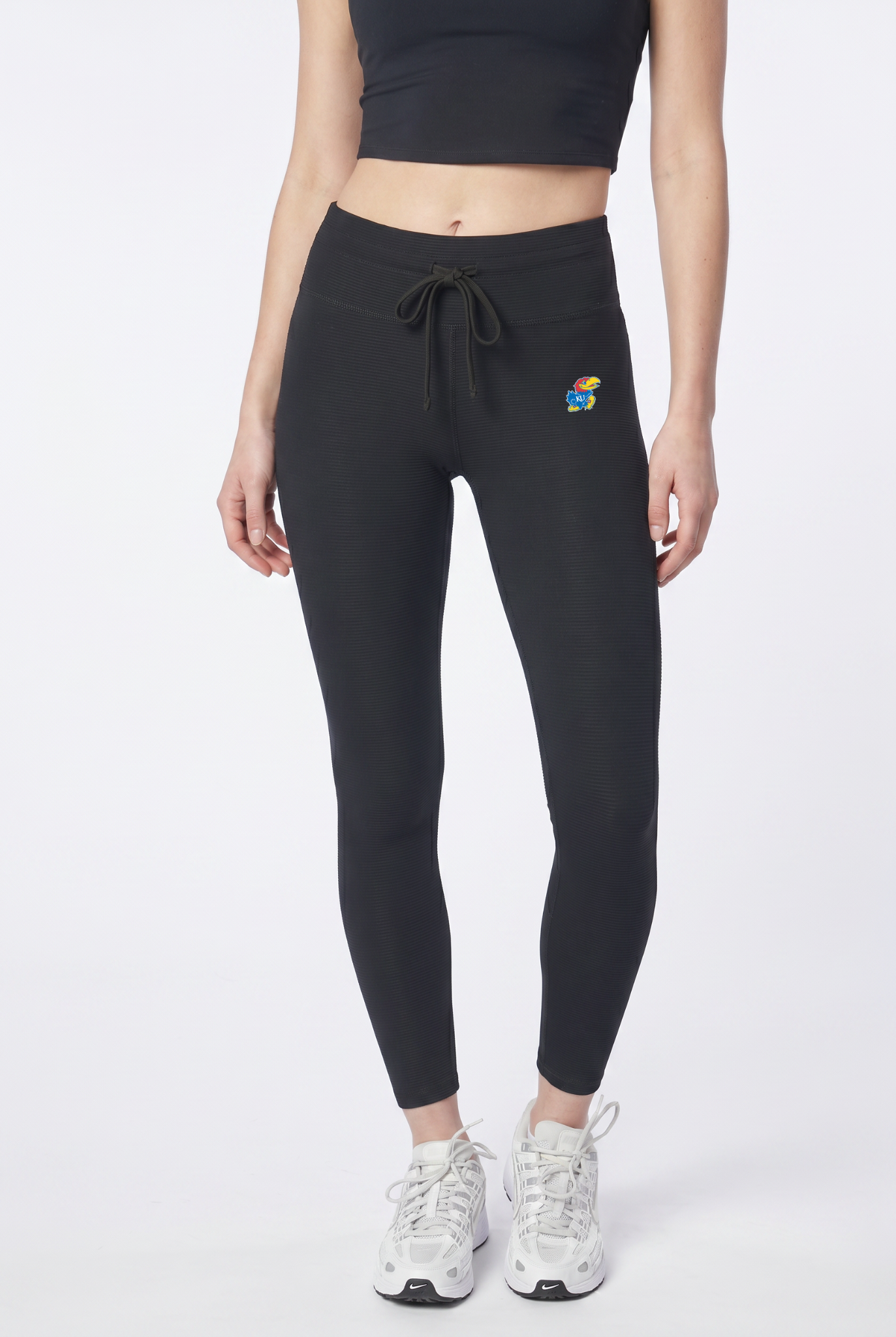 2x2 Rib Legging Black Kansas