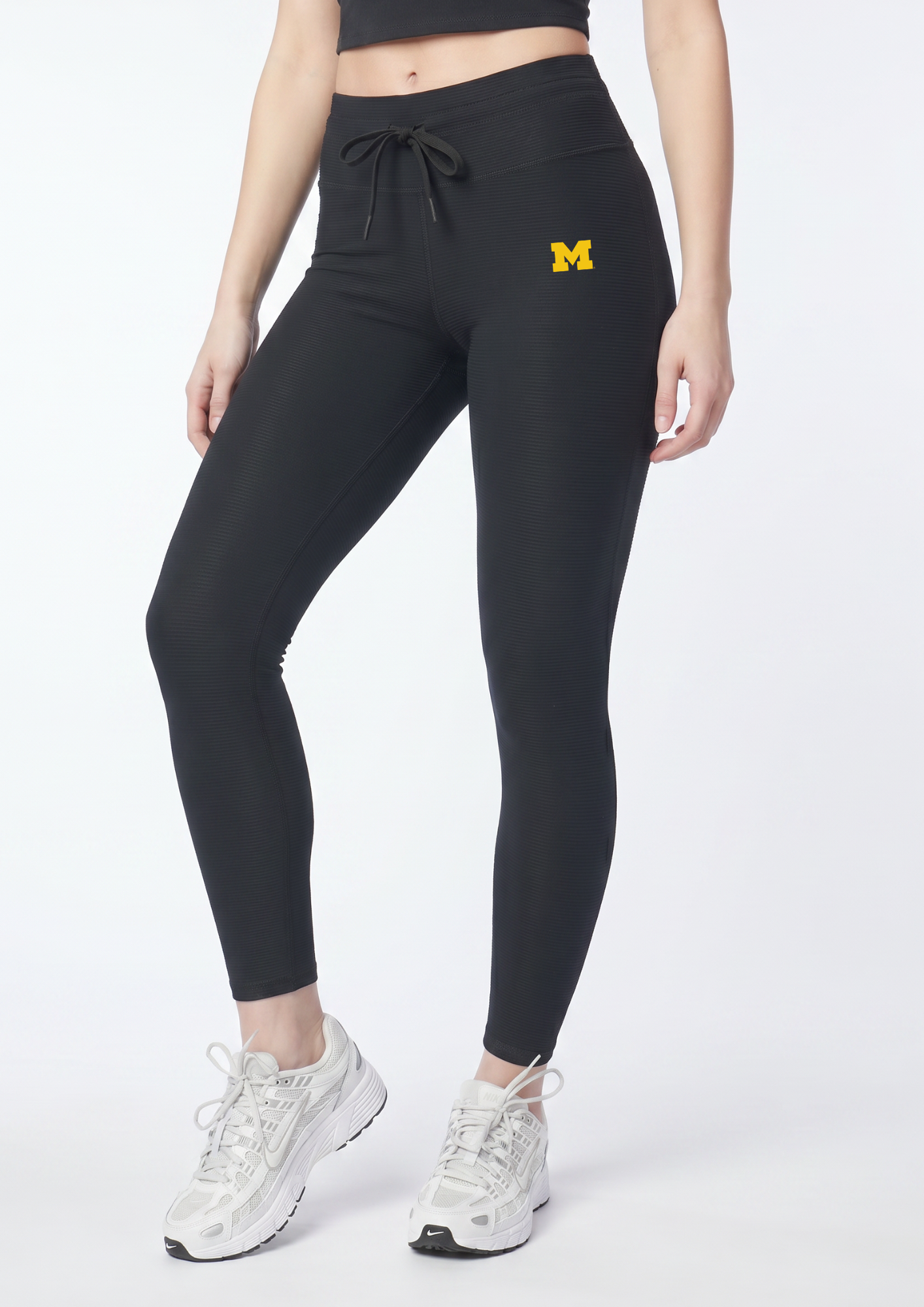 Michigan Kadi 2x2 Ribbed Legging – full length styled view