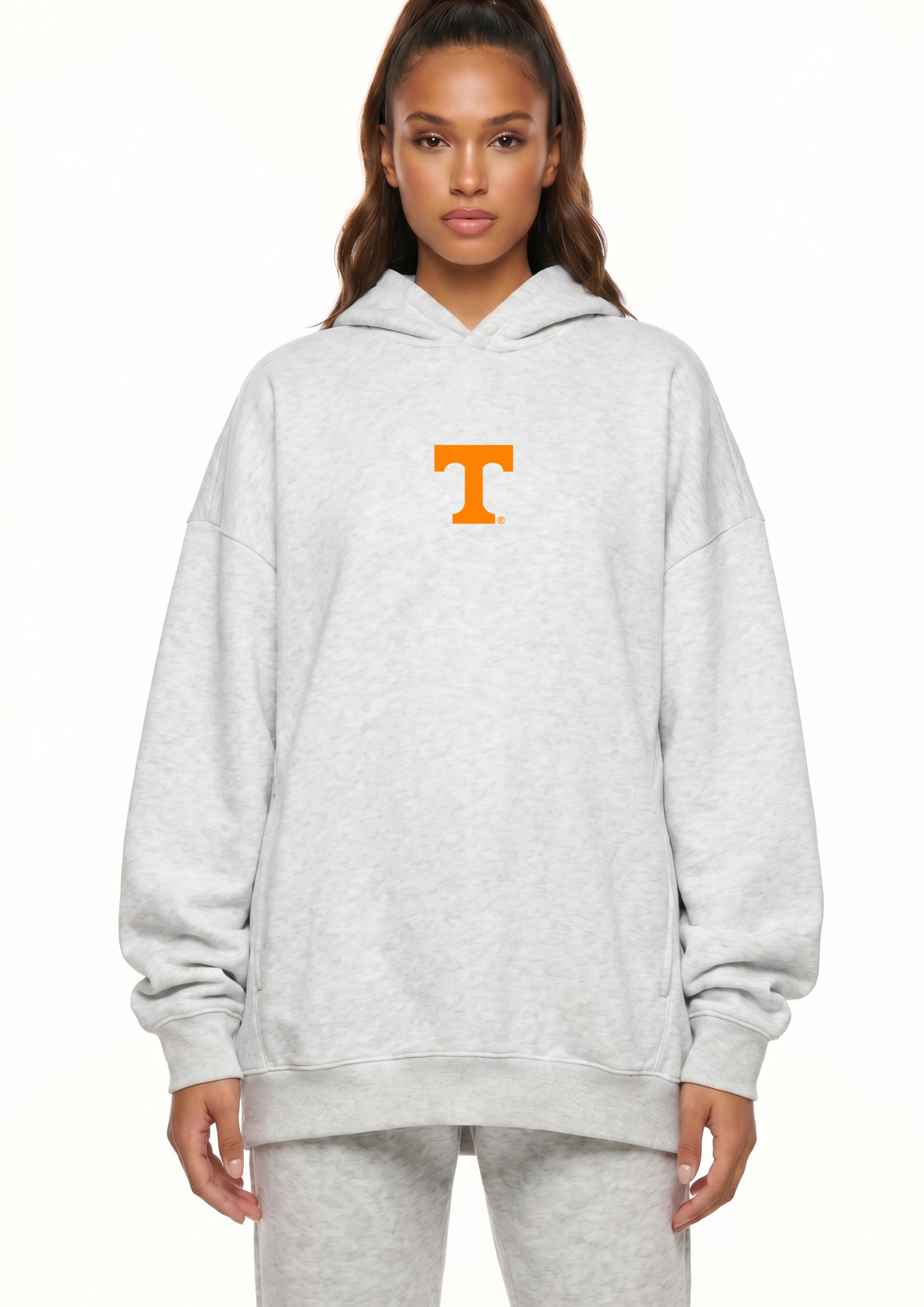 Tennessee Kadi Oversized Zipper Pocket Hoodie – alternate angle