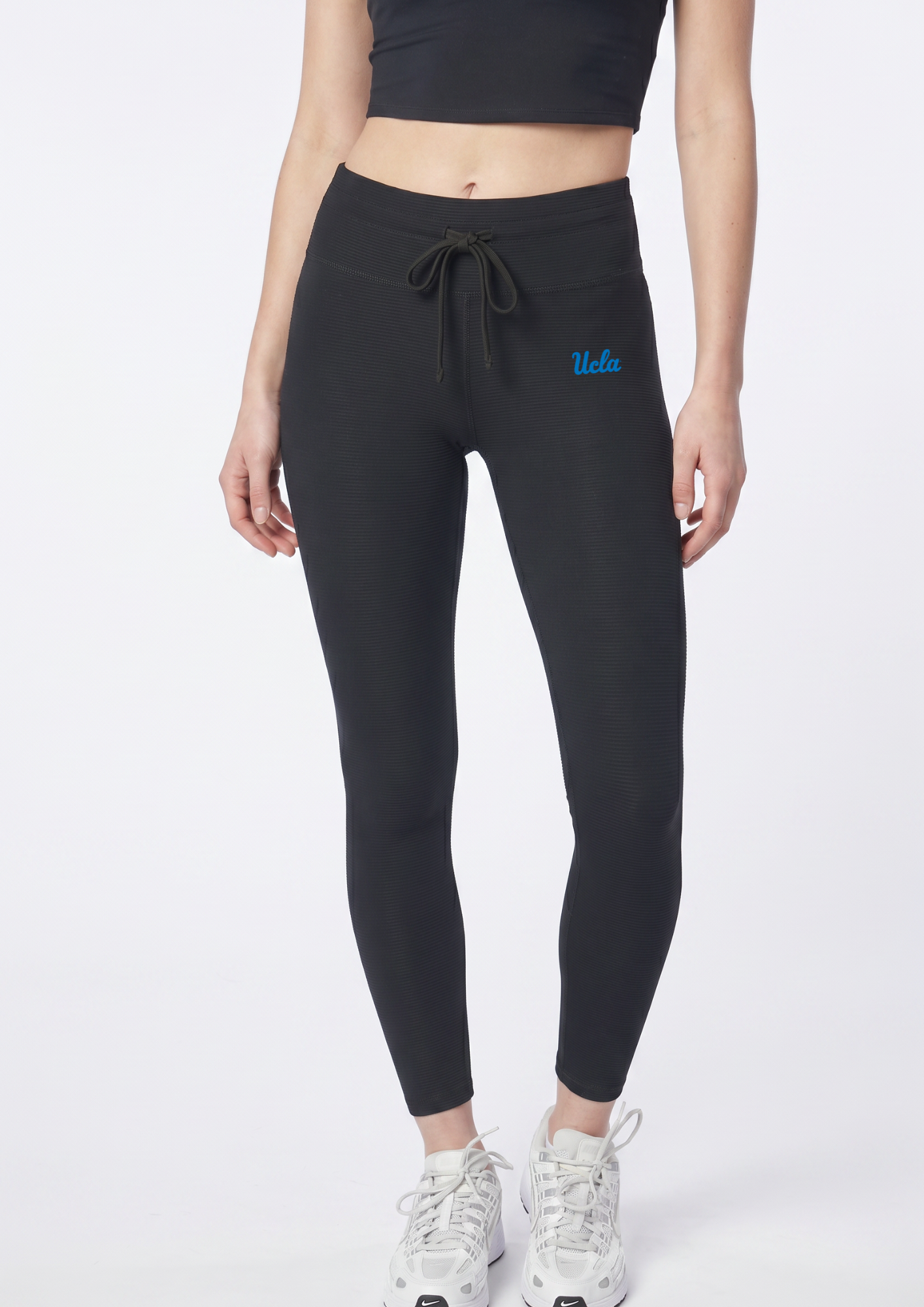 UCLA Kadi 2x2 Ribbed Legging – full length styled view