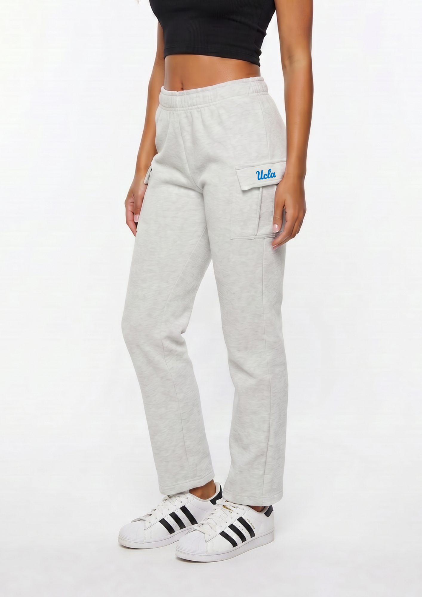 UCLA Kadi Cargo Straight Fleece pant – alternate angle