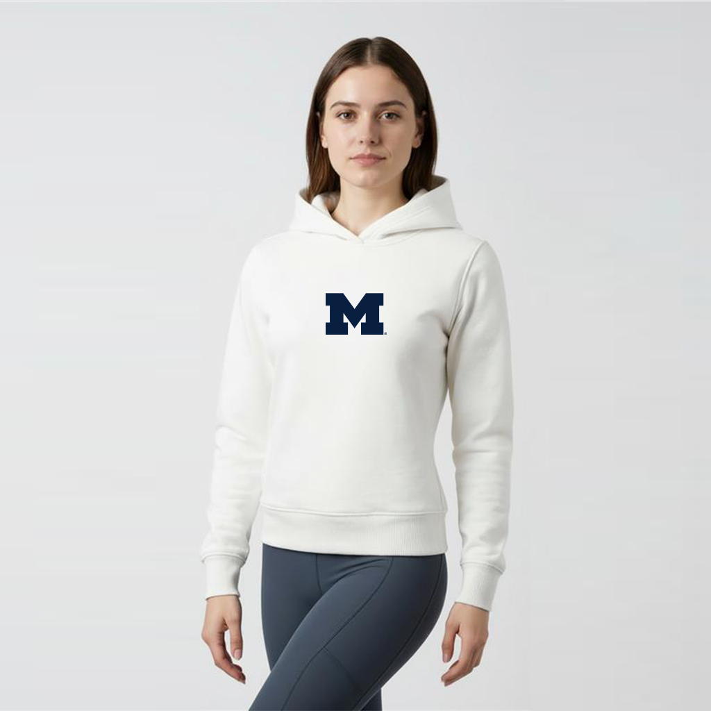 Relaxed Fit Waffle Hoodie Michigan